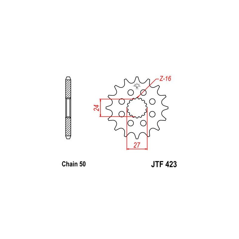 ZEBATKA NAPĘDOWA JT JTF423.