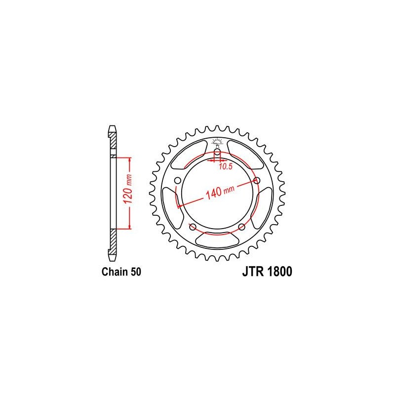 ZEBATKA NAPĘDZANA JT JTR1800.