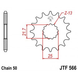ZEBATKA NAPĘDOWA JT JTF566.