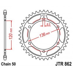 ZEBATKA NAPĘDZANA JT JTR862.