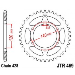 ZEBATKA NAPĘDZANA JT JTR469.