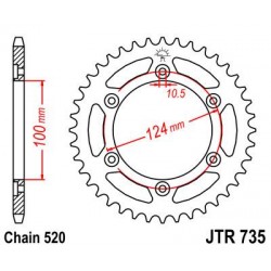 ZEBATKA NAPĘDZANA JT JTR735.