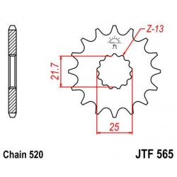 ZEBATKA NAPĘDOWA JT JTF565.