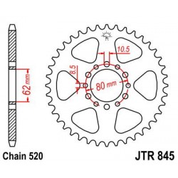 ZEBATKA NAPĘDZANA JT JTR845.