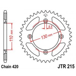 ZEBATKA NAPĘDZANA JT JTR215.