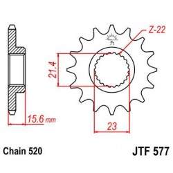 ZEBATKA NAPĘDOWA JT JTF577.