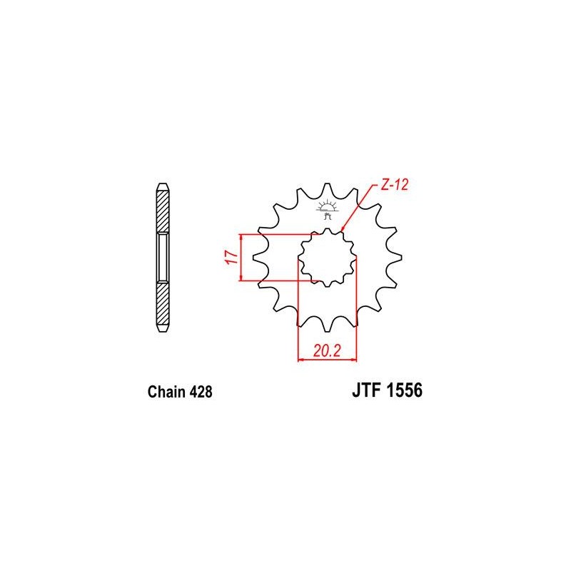 ZEBATKA NAPĘDOWA JT JTF1556.