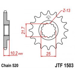 ZEBATKA NAPĘDOWA JT JTF1503.