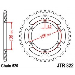 ZEBATKA NAPĘDZANA JT JTR822.