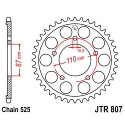 ZEBATKA NAPĘDZANA JT JTR807.