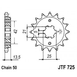 ZEBATKA NAPĘDOWA JT JTF725.