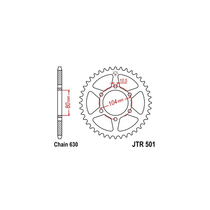 ZEBATKA NAPĘDZANA JT JTR501.