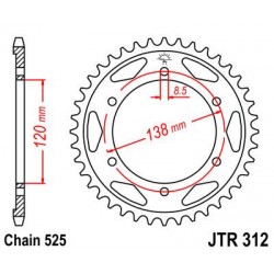 ZEBATKA NAPĘDZANA JT JTR312.