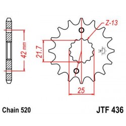 ZEBATKA NAPĘDOWA JT JTF436.