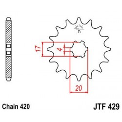 ZEBATKA NAPĘDOWA JT JTF429.