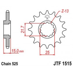 ZEBATKA NAPĘDOWA JT JTF1515.
