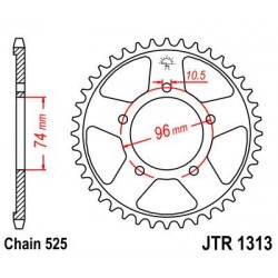 ZEBATKA NAPĘDZANA JT JTR1313.