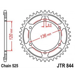 ZEBATKA NAPĘDZANA JT JTR844.
