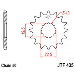 ZEBATKA NAPĘDOWA JT JTF435.