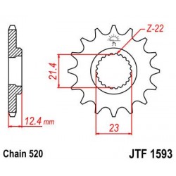 ZEBATKA NAPĘDOWA JT JTF1593.