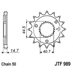 ZEBATKA NAPĘDOWA JT JTF989.