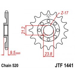 ZEBATKA NAPĘDOWA JT JTF1441.