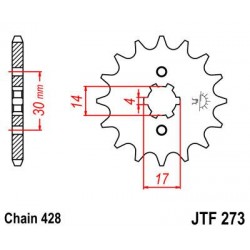 ZEBATKA NAPĘDOWA JT JTF273.