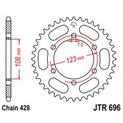 ZEBATKA NAPĘDZANA JT JTR696.