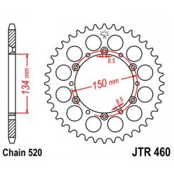 ZEBATKA NAPĘDZANA JT JTR460.