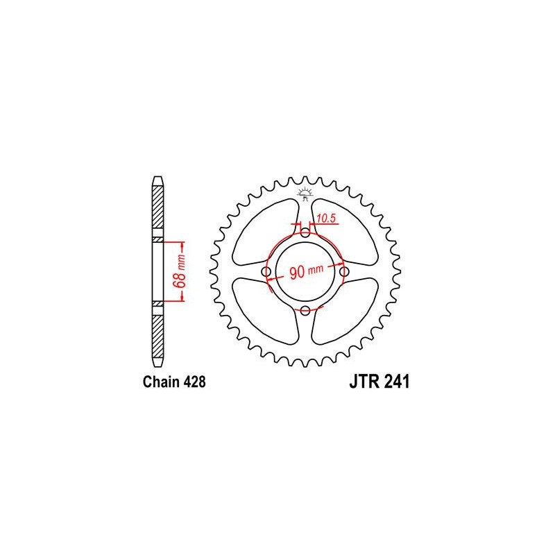 ZEBATKA NAPĘDZANA JT JTR241.