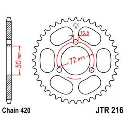 ZEBATKA NAPĘDZANA JT JTR216.