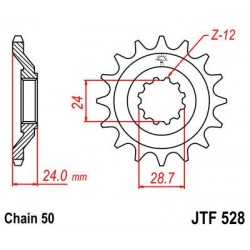 ZEBATKA NAPĘDOWA JT JTF528.