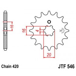 ZEBATKA NAPĘDOWA JT JTF546.