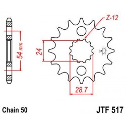 ZEBATKA NAPĘDOWA JT JTF517.