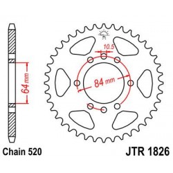 ZEBATKA NAPĘDZANA JT JTR1826.