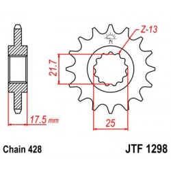 ZEBATKA NAPĘDOWA JT JTF1298.