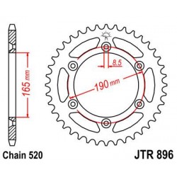 ZEBATKA NAPĘDZANA JT JTR896.