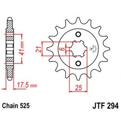 ZEBATKA NAPĘDOWA JT JTF294.