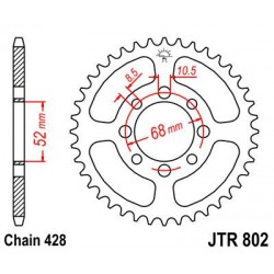 ZEBATKA NAPĘDZANA JT JTR802.