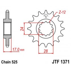 ZEBATKA NAPĘDOWA JT JTF1371.