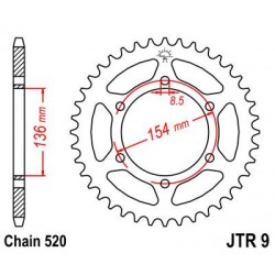 ZEBATKA NAPĘDZANA JT JTR9.