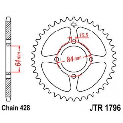 ZEBATKA NAPĘDZANA JT JTR1796.