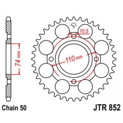 ZEBATKA NAPĘDZANA JT JTR852.