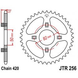 ZEBATKA NAPĘDZANA JT JTR256.