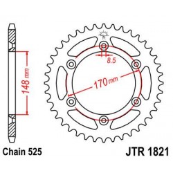 ZEBATKA NAPĘDZANA JT JTR1821.