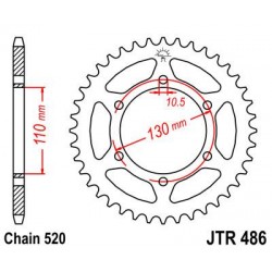 ZEBATKA NAPĘDZANA JT JTR486.
