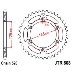 ZEBATKA NAPĘDZANA JT JTR808.