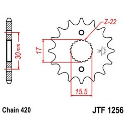 ZEBATKA NAPĘDOWA JT JTF1256.