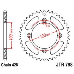 ZEBATKA NAPĘDZANA JT JTR798.