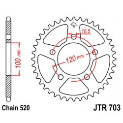 ZEBATKA NAPĘDZANA JT JTR703.